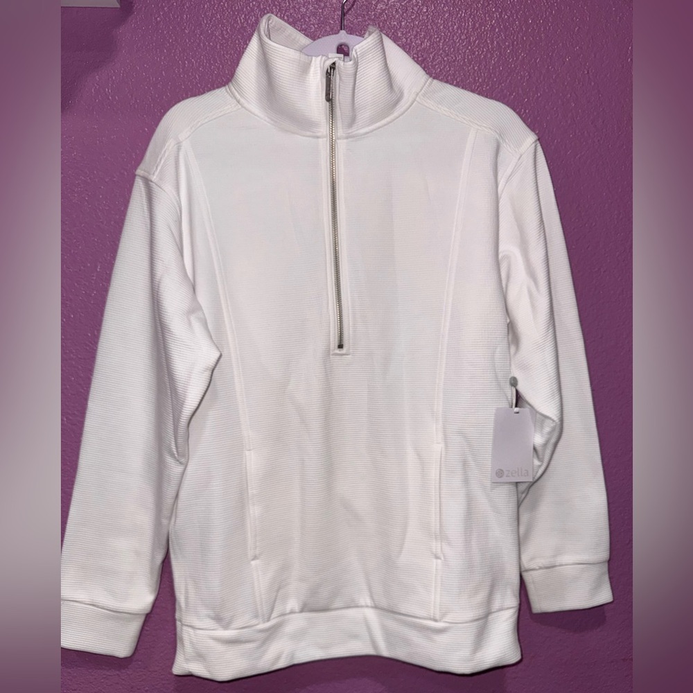 Zella White Activewear Top